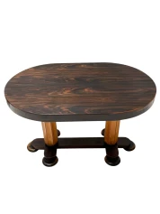Art Deco Oval Center Table by Gebroeders Reens, 1930s